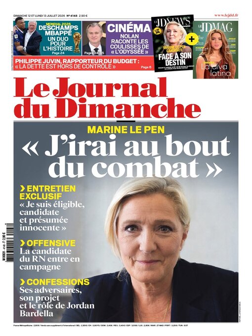 Cover image for Le Journal du dimanche